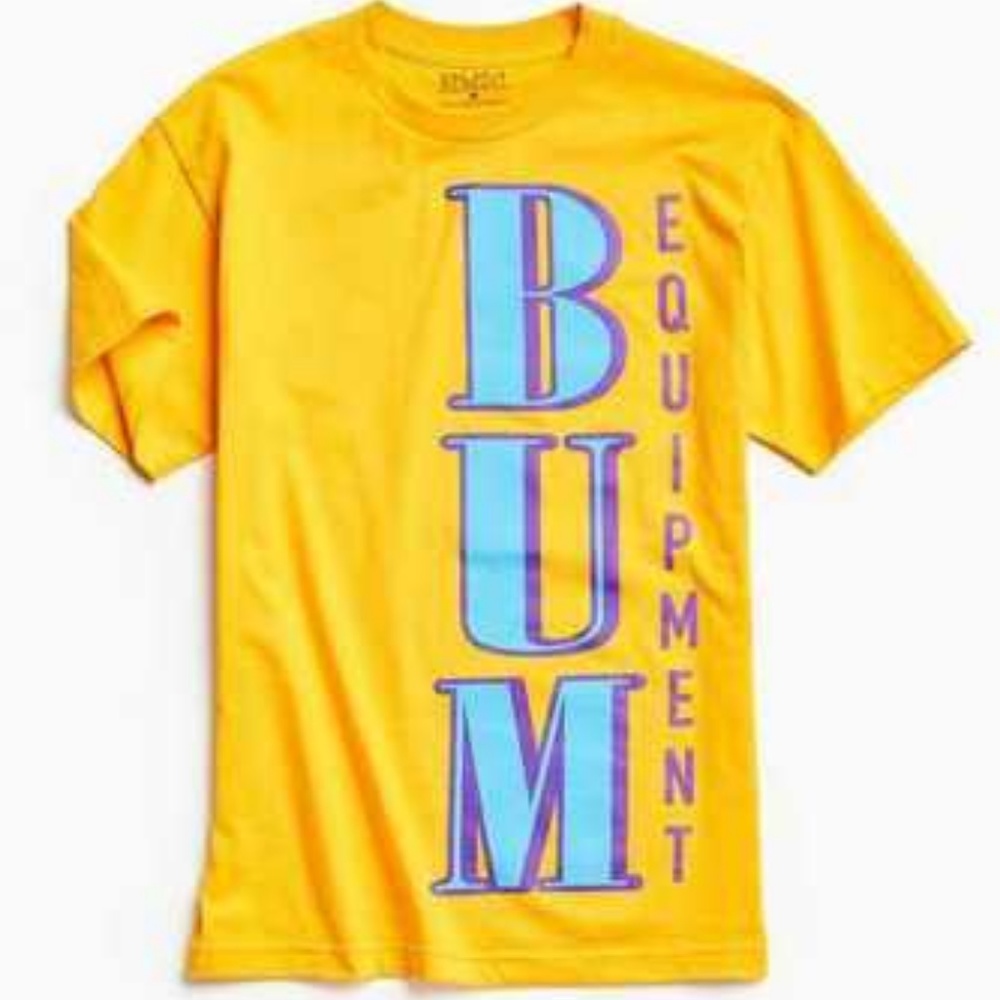 B.U.M. Equipment Logo Tee Shirt Vintage NWT